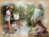 Playing at the Creek
